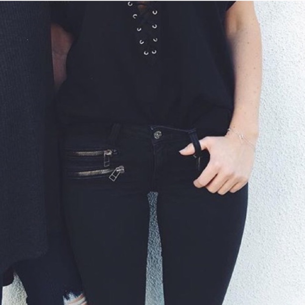 Carmar dark blue skinny jeans